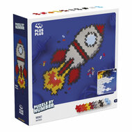 Plus-Plus Puzzelen op Nummer Raket - 500st.