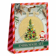 Borduurset Kerstmis - 11,5x11,5cm