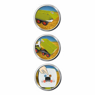 Claas Kids Axion 870 Tractor met Cargos 750 Trailer - Licht en Geluid
