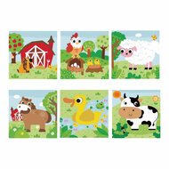 Blokkenpuzzel Boerderij - 9dlg.