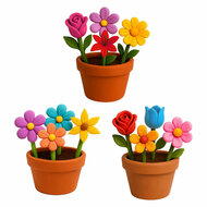 Luchtdrogende Putty Set Bloemen met Accessoires