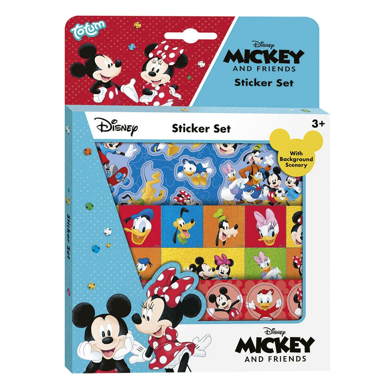 Reserve Gemakkelijk Buskruit Totum Mickey Mouse Stickerset - Het Speelgoedpaleis