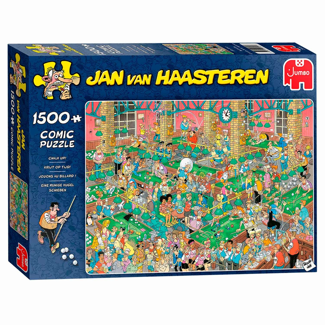 roze site Laptop Jan van Haasteren Puzzel - Krijt op Tijd!, 1500st. - Het Speelgoedpaleis