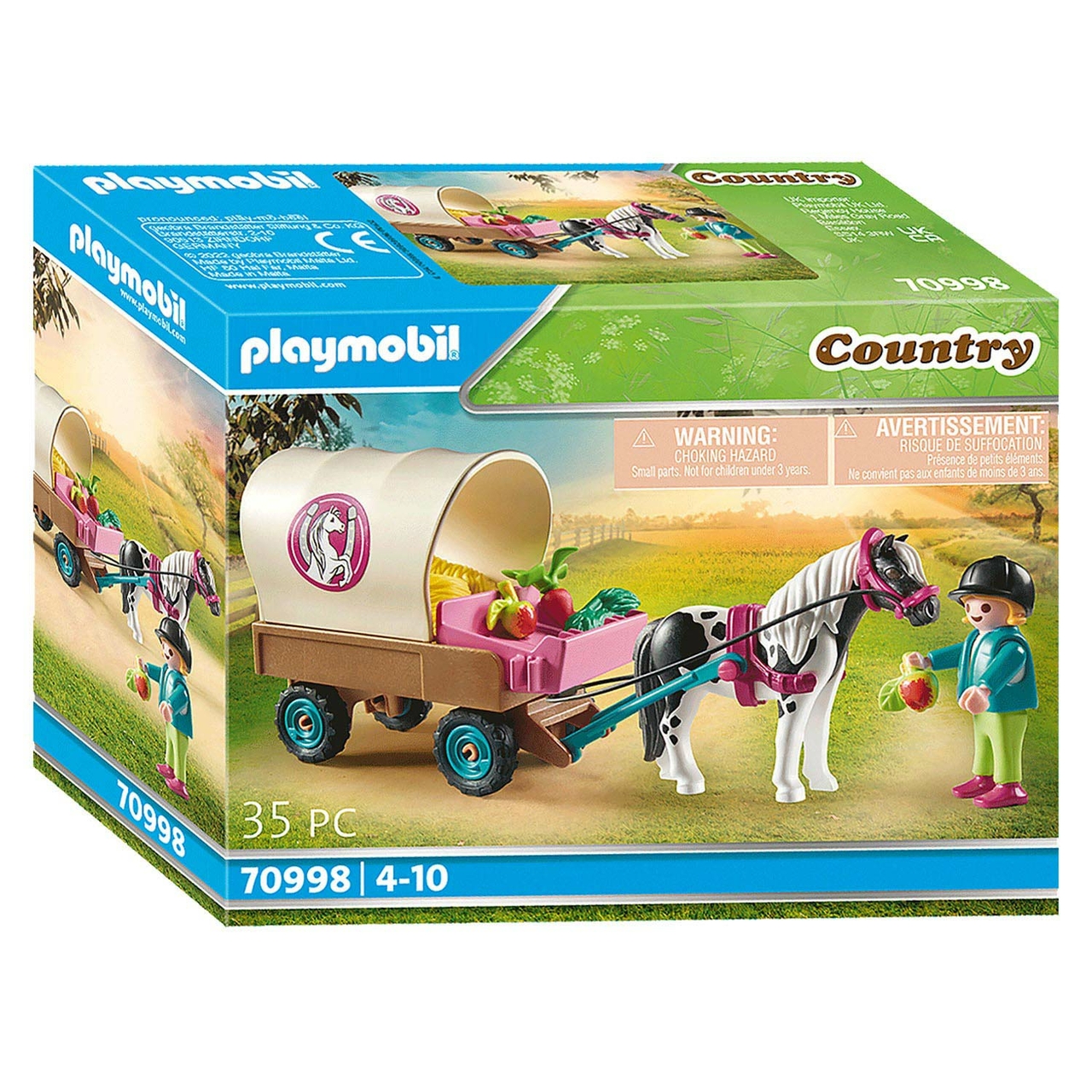 Nu Makkelijk te gebeuren Rusteloos Playmobil Country Ponykoets - 70998 - Het Speelgoedpaleis