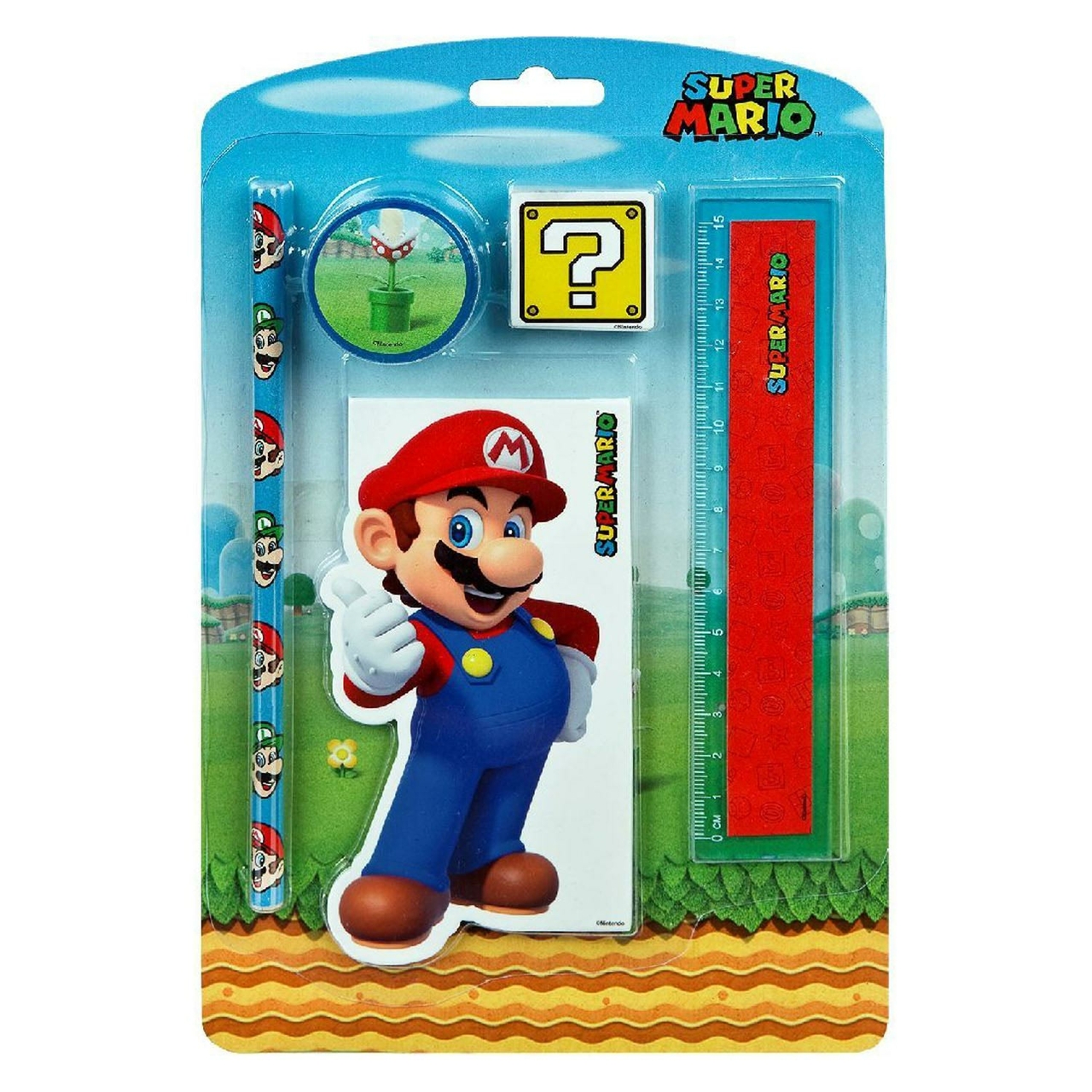 Auto geloof wacht Super Mario Stationery Set, 5dlg. - Het Speelgoedpaleis