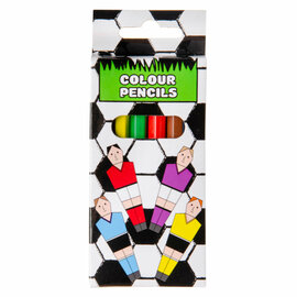 Kleurpotloden Voetbal, 6st.