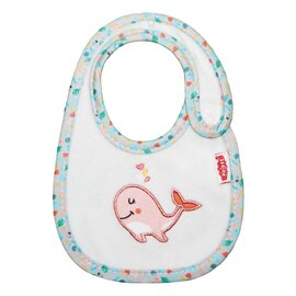 Poppen Slabbetje Roze Walvis