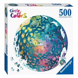 Ravensburger Circle of Colors Puzzels - Ocean, 500st.
