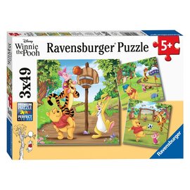 Ravensburger Disney Winnie de Poeh Sportdag, 3x49st.