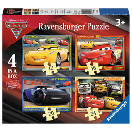 Ravensburger Disney Cars 3 Puzzel, 4in1