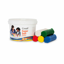 Creall Supersoft Klei - 5 kleuren Klei - 1750gr.