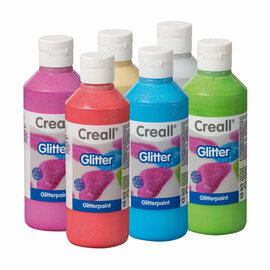 Creall Glitterverf, 6x250ml