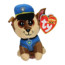 Ty Beanie Boo Sleutelhanger PAW Patrol - Chase