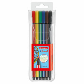 STABILO Pen 68 - Viltstift - Set met 6 Stuks