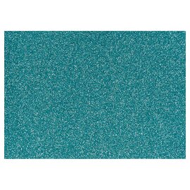 Opstrijkfolie Glitter Lichtblauw, A5