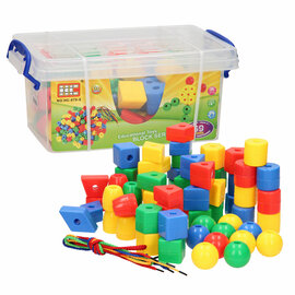 Mega Kralen in Opbergbox, 69dlg.