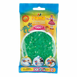 Hama Midi Strijkkralen - Groen Transparant (016), 1000st.