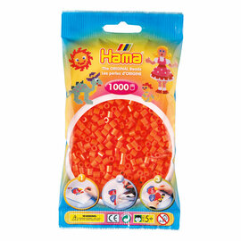 Hama Midi Strijkkralen - Oranje (04), 1000st.