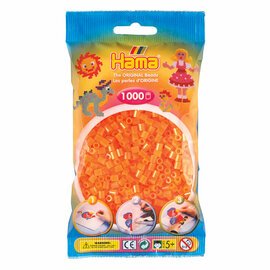 Hama Midi Strijkkralen - Oranje Neon (038), 1000st.