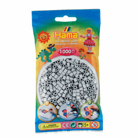 Hama Midi Strijkkralen - Licht Grijs (070), 1000st.