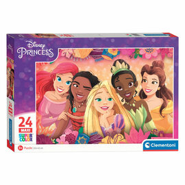 Clementoni Maxi Leguzzel Disney Princess, 24st.