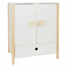 Small Foot - Houten Poppen Kledingkast Little Button met Hangers , 3dlg.