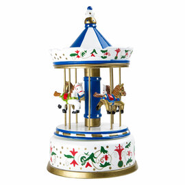 Small Foot - Houten Muziekdoos Draaimolen Love Story