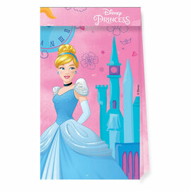 Papieren Feestzakjes FSC Disney Princess Live Your Story, 4st.