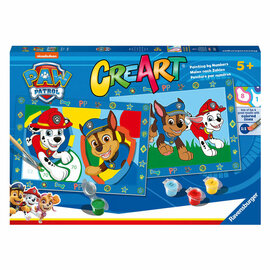 Ravensburger CreArt Schilderen op Nummer - PAW Patrol