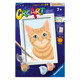 Ravensburger CreArt Schilderen op Nummer - Oranje Tabby