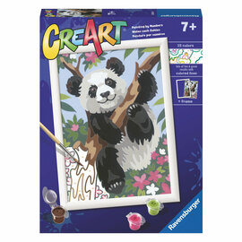 Ravensburger CreArt Schilderen op Nummer - Speelse Panda