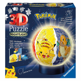 Ravensburger 3D Puzzel Pokémon Nachtlamp, 72st.