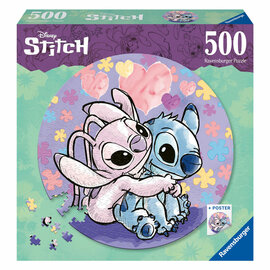 Ravensburger Legpuzzel Rond Stitch, 500st.