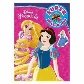 Disney Princess Sticker & Color Kleurboek