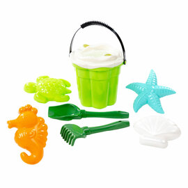 Cavallino Safari Klassieke Emmerset met Zandvormen Groen, 9dlg.