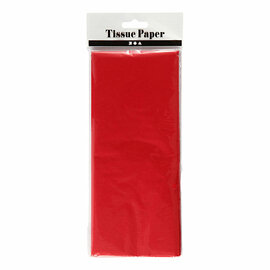 Tissuepapier Rood 10 Vellen 14 gr, 50x70cm
