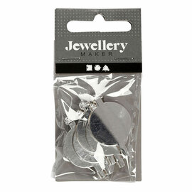 Brochespeld Verzilverd 20mm, 5st.