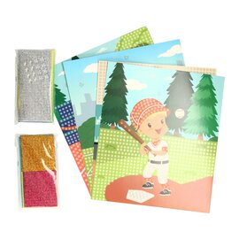 Mozaiek Glitter Knutselset Sport