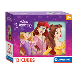 Clementoni Blokpuzzel Disney Princess, 12st.