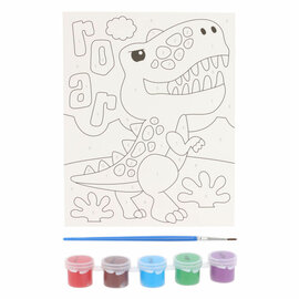 Schilderen op Nummer Set Dier voor Kinderen