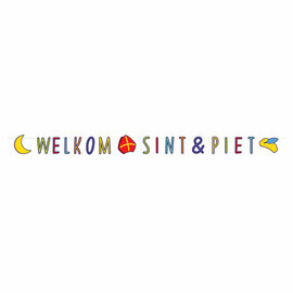 Letterslinger Welkom Sint & Piet, 285cm