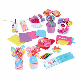 Playgo Knutselset Papieren Bloemen Maken - 79dlg.