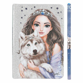 TOPModel Notitieboek & Potlood Wolf