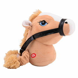 Holly Horse Paardenhoofd Lichtbruin met Elastiek