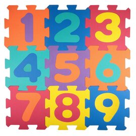 Speelmat Foam Cijfers, 9st.