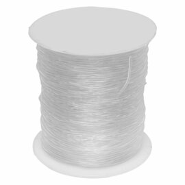 Colorations - Transparant Elastisch Koord - 50 m,  1 mm