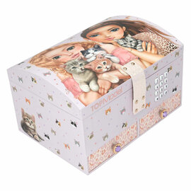 TOPModel Grote Sieradendoos met Code en Geluid Cat Love