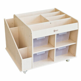 Classic World Houten Opbergmeubel op Wielen