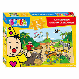 Bumba Puzzel Jungledieren, 6st.