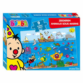 Bumba Puzzel Zeedieren, 9st.